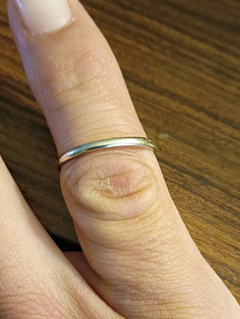 Classic 10k Gold Band Ring - .96 grams